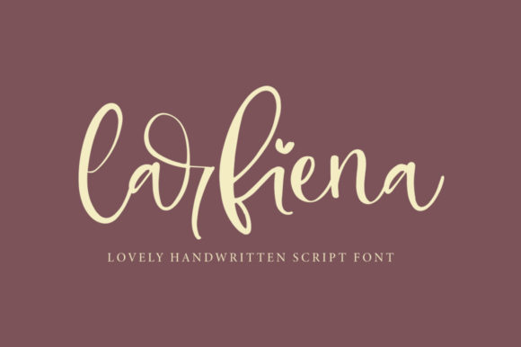 Larfiena Font Poster 1