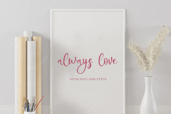 Larfiena Font Poster 5