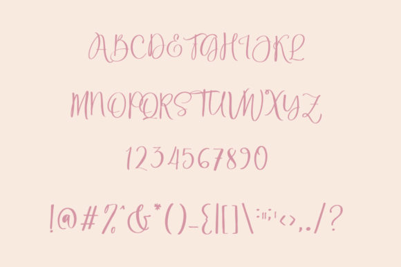 Larfiena Font Poster 6