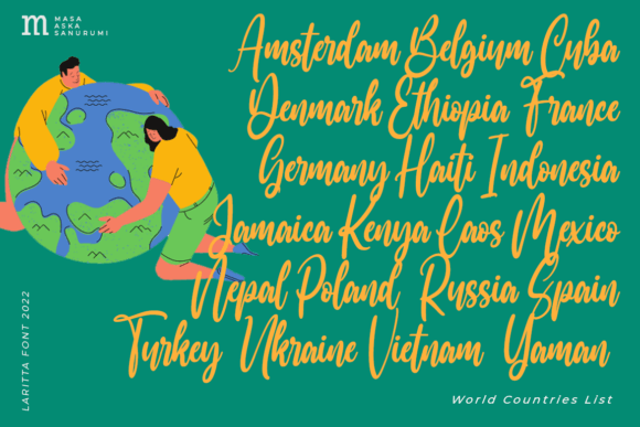 Lariatta Font Poster 4