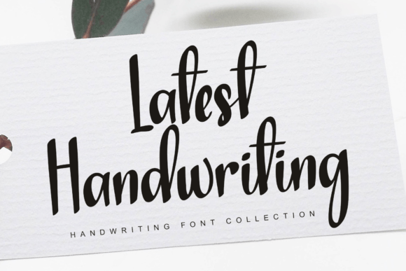 Latest Handwriting Font Poster 1