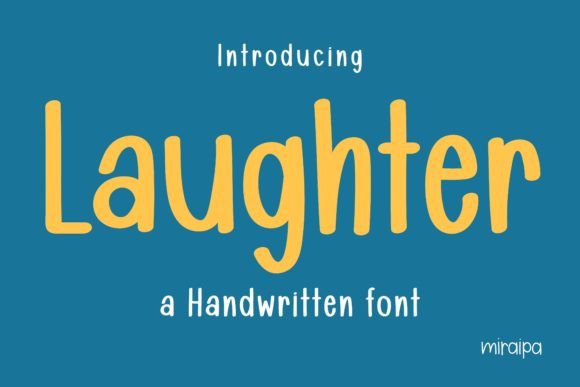 Laughter Font Poster 1