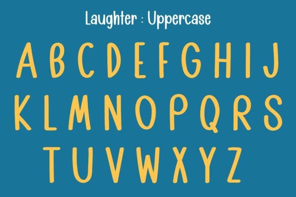 Laughter Font Poster 4