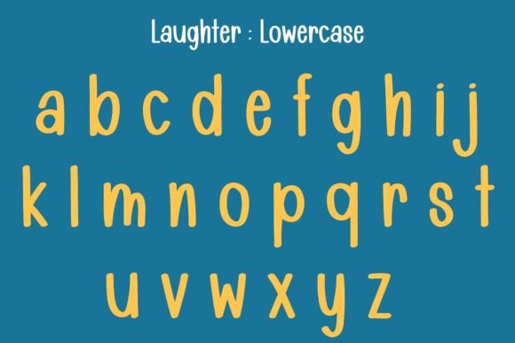 Laughter Font Poster 5