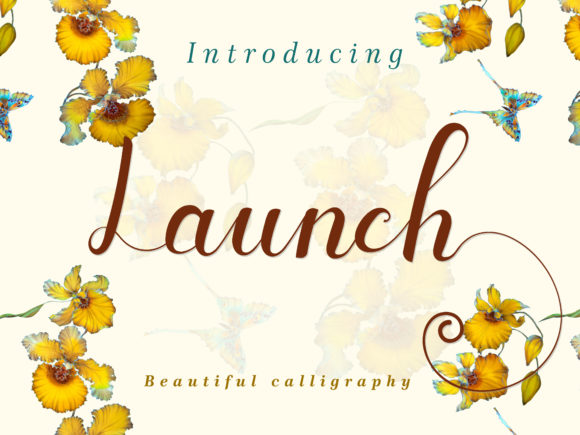 Launch Font Poster 1