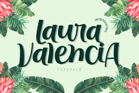 Laura Valencia Font Poster 1