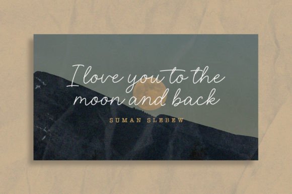 Lauren Hansley Font Poster 15