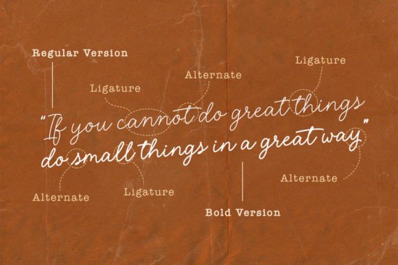 Lauren Hansley Font Poster 3