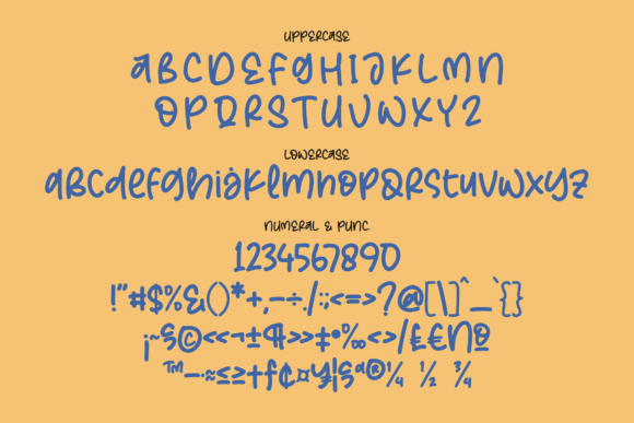 Lavender Font Poster 13