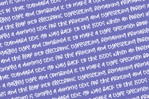 Lavender Font Poster 8