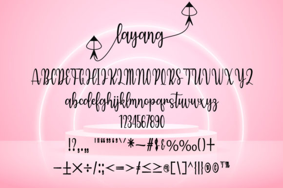 Layang Font Poster 4
