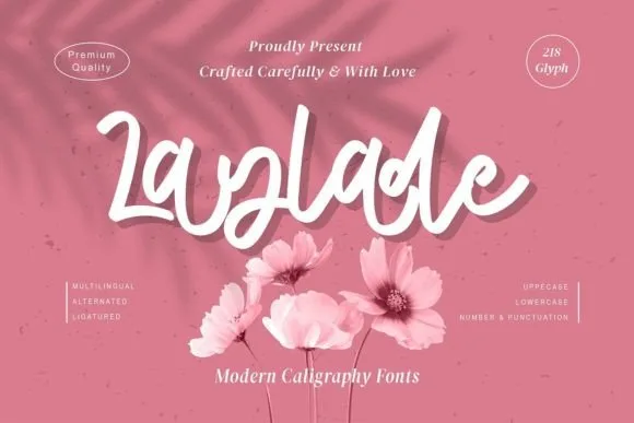 Laylade Font Laylade Font Poster 1