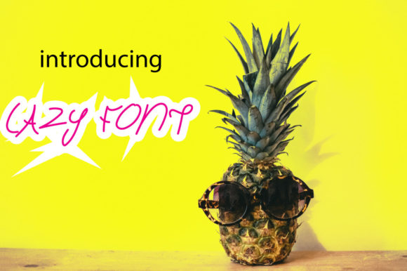 Lazy Font Poster 1
