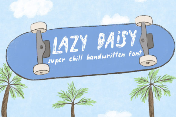 Lazy Daisy Font Poster 1