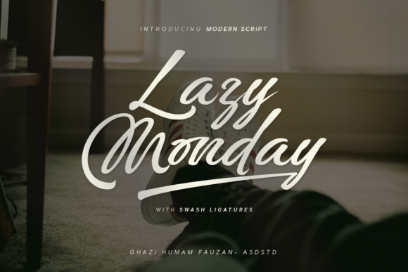 Lazy Monday Font Poster 1