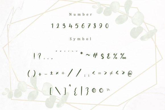 Leanardos Font Poster 7