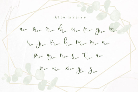 Leanardos Font Poster 9