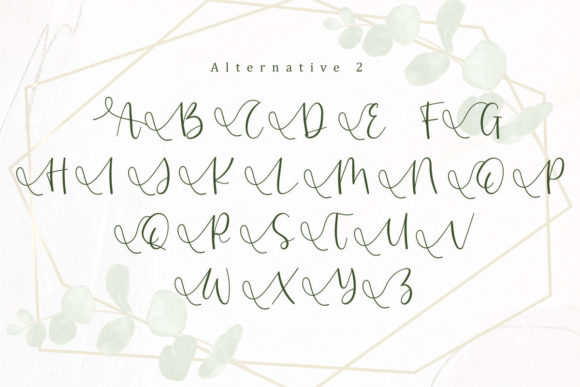 Leanardos Font Poster 10