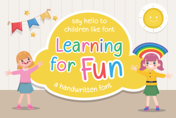 Learning for Fun Font Poster 1