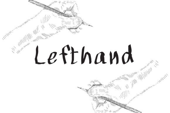Lefthand Font Poster 1