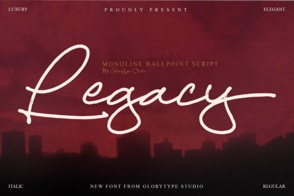 Legacy Font Poster 1