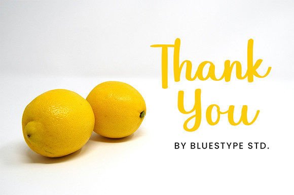 Lemon Delight Font Poster 5