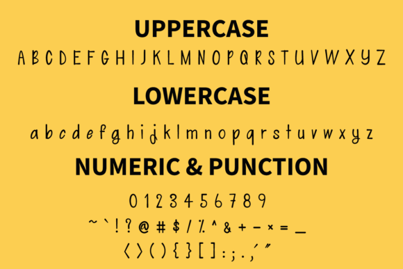 Lemon Land Font Poster 7
