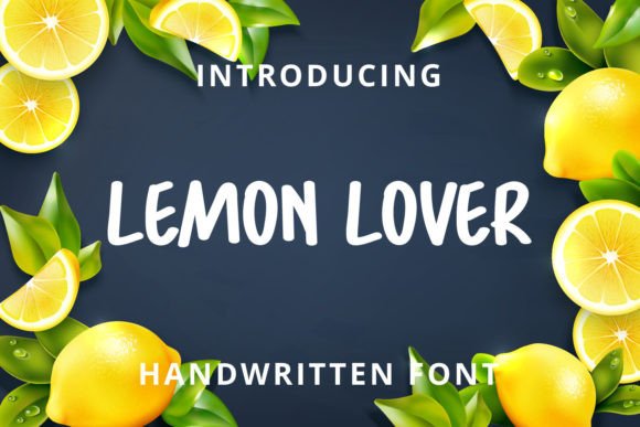 Lemon Lover Font Poster 1