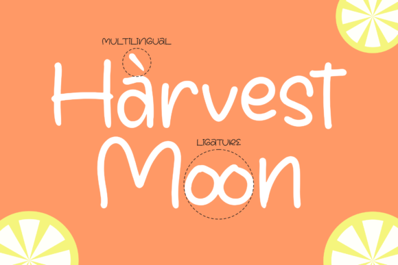 Lemon Sunrise Font Poster 12