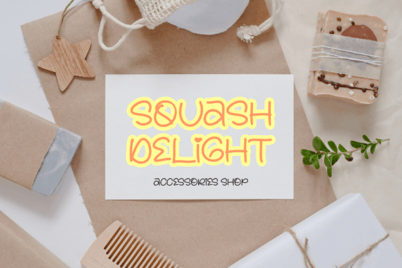 Lemon Sunrise Font Poster 3