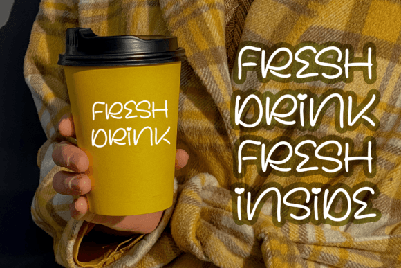 Lemon Sunrise Font Poster 5