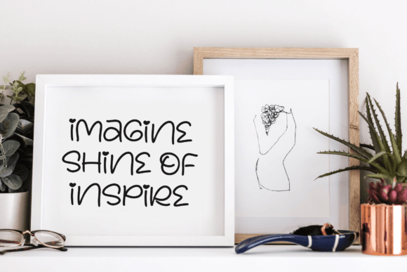 Lemon Sunrise Font Poster 9