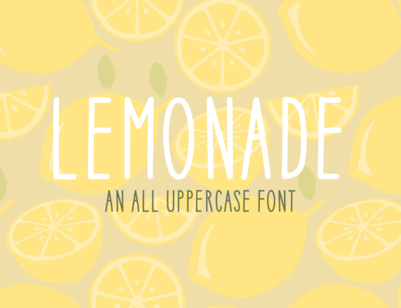 Lemonade Font Lemonade Font Poster 1