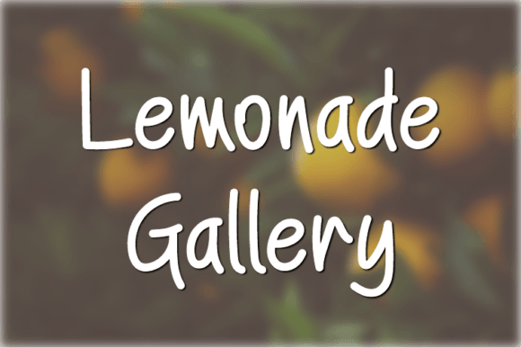 Lemonade Gallery Font Poster 1