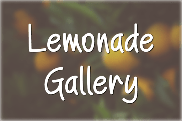 Lemonade Gallery Font Lemonade Gallery Font Poster 1