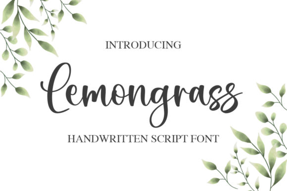 Lemongrass Font Poster 1