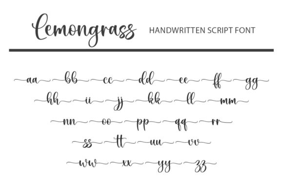 Lemongrass Font Poster 6