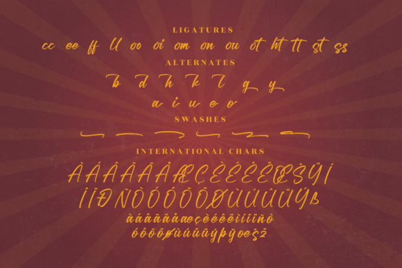 Less Bright Font Poster 13