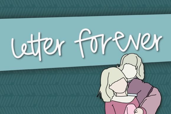 Letter Forever Font Poster 1