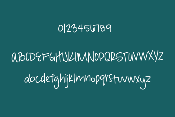 Letter Forever Font Poster 2