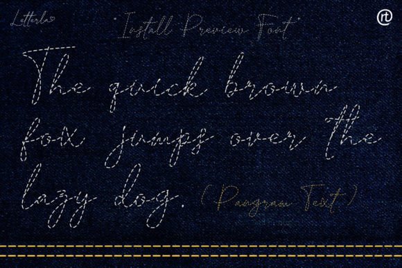 Letterla Font Poster 5