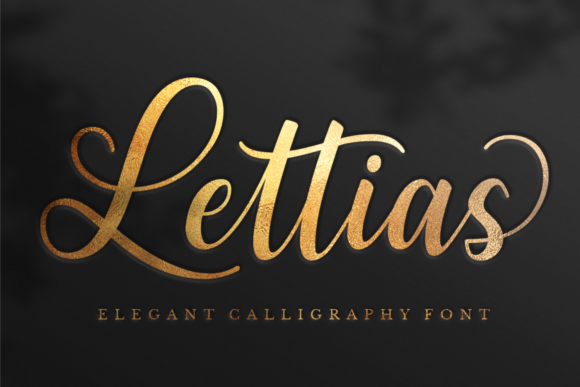 Lettias Font Poster 1