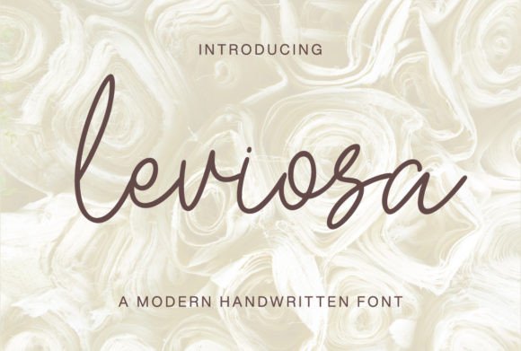 Leviosa Font Poster 1