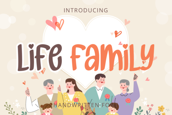 Life Family Font Poster 1