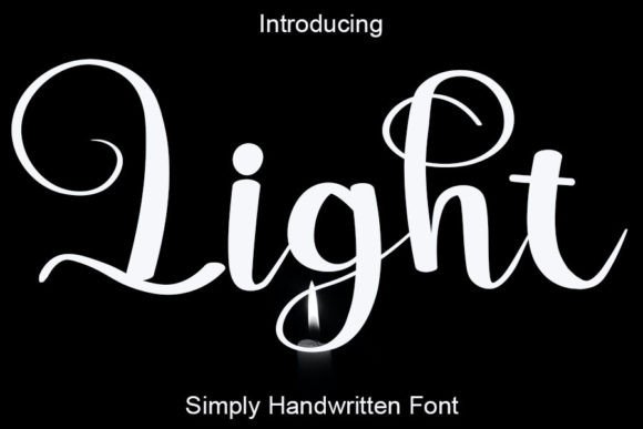 Light Font Poster 1