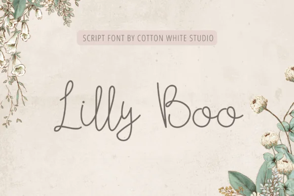 Lilly Boo Font Poster 1
