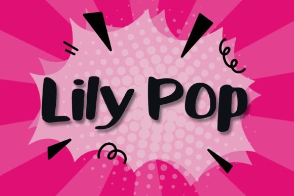 Lily Pop Font Poster 1