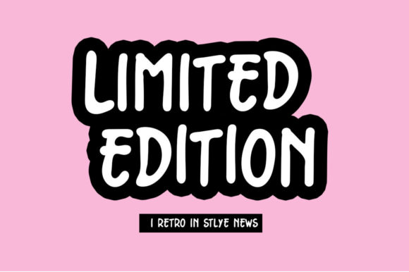 Limited Edition Font