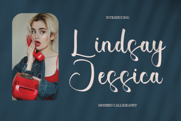 Lindsay Jessica Font Poster 1