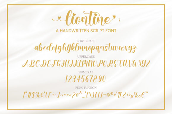 Liontine Font Poster 6